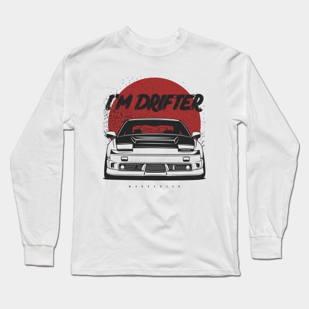 180sx Long Sleeve T-Shirt by Markaryan